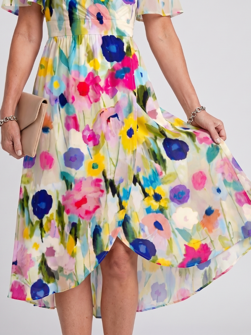 Mirabel™ | Floral Midi Dress with Grace