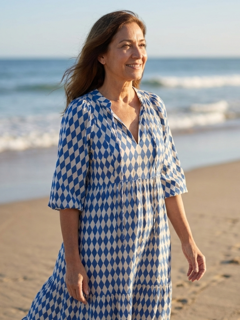 Elodie™ | Chic Tiered Dress in Luxe Fabric