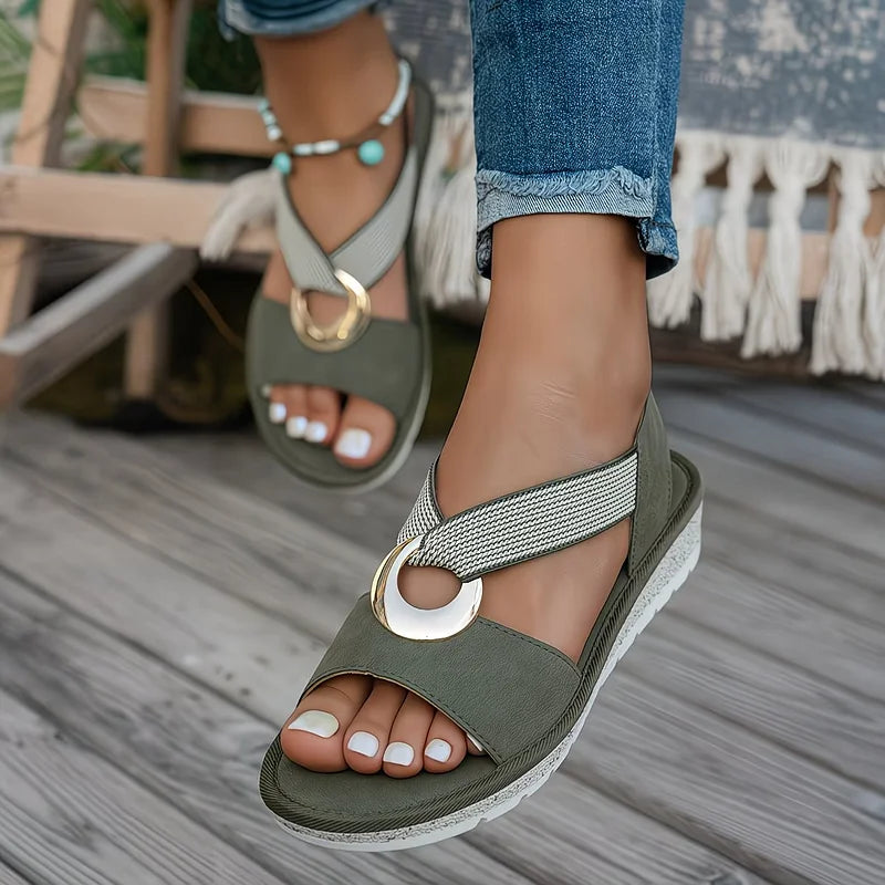 Clara - Orthopaedic Leather Sandals