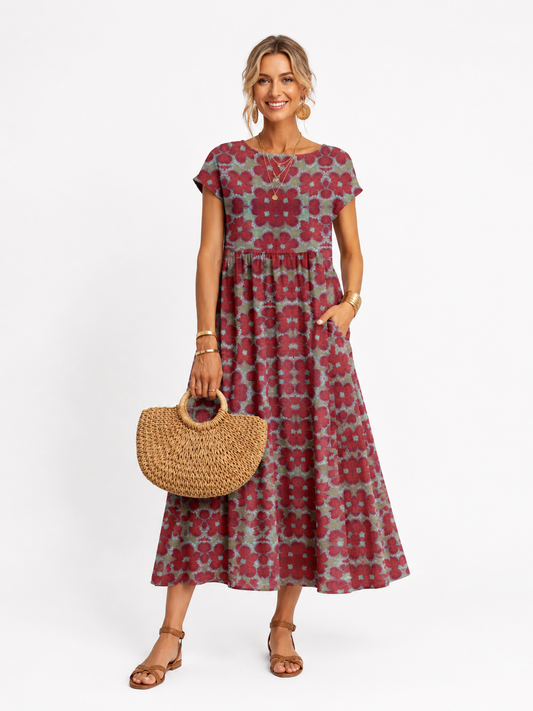 Lila™ | Breezy Cotton Summer Dress for Effortless Charm