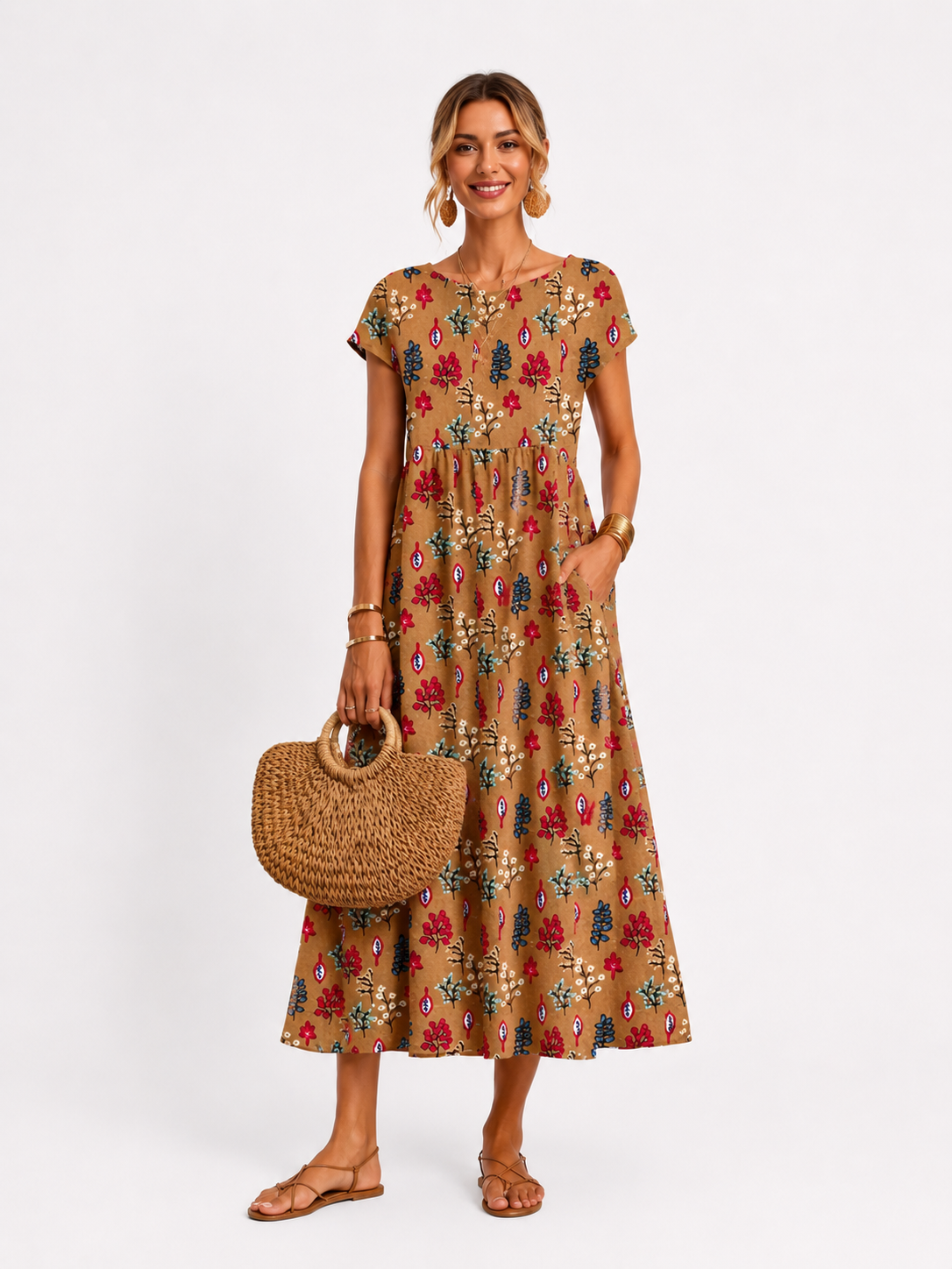 Lila™ | Breezy Cotton Summer Dress for Effortless Charm
