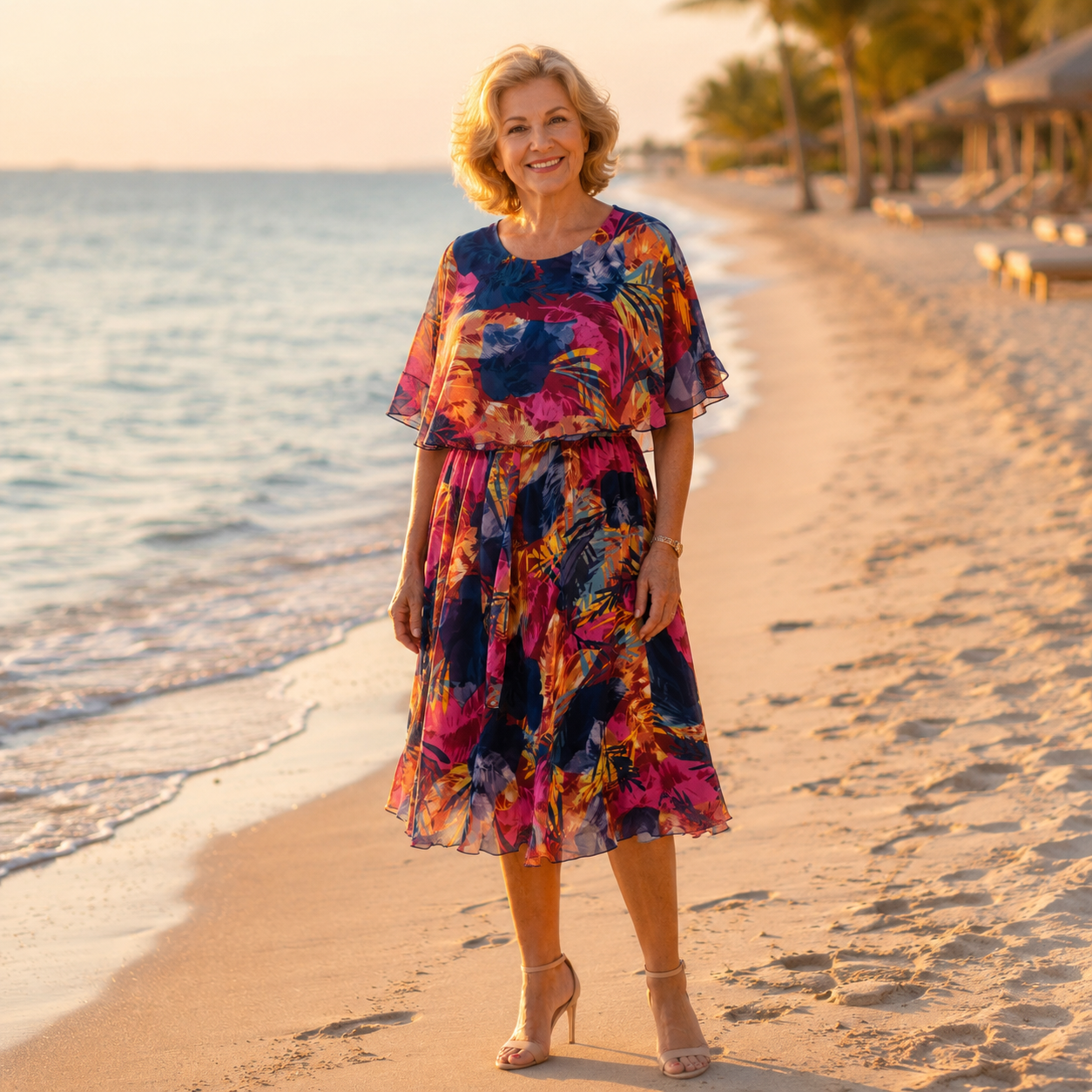 Mia - Airy Chiffon Summer Dress