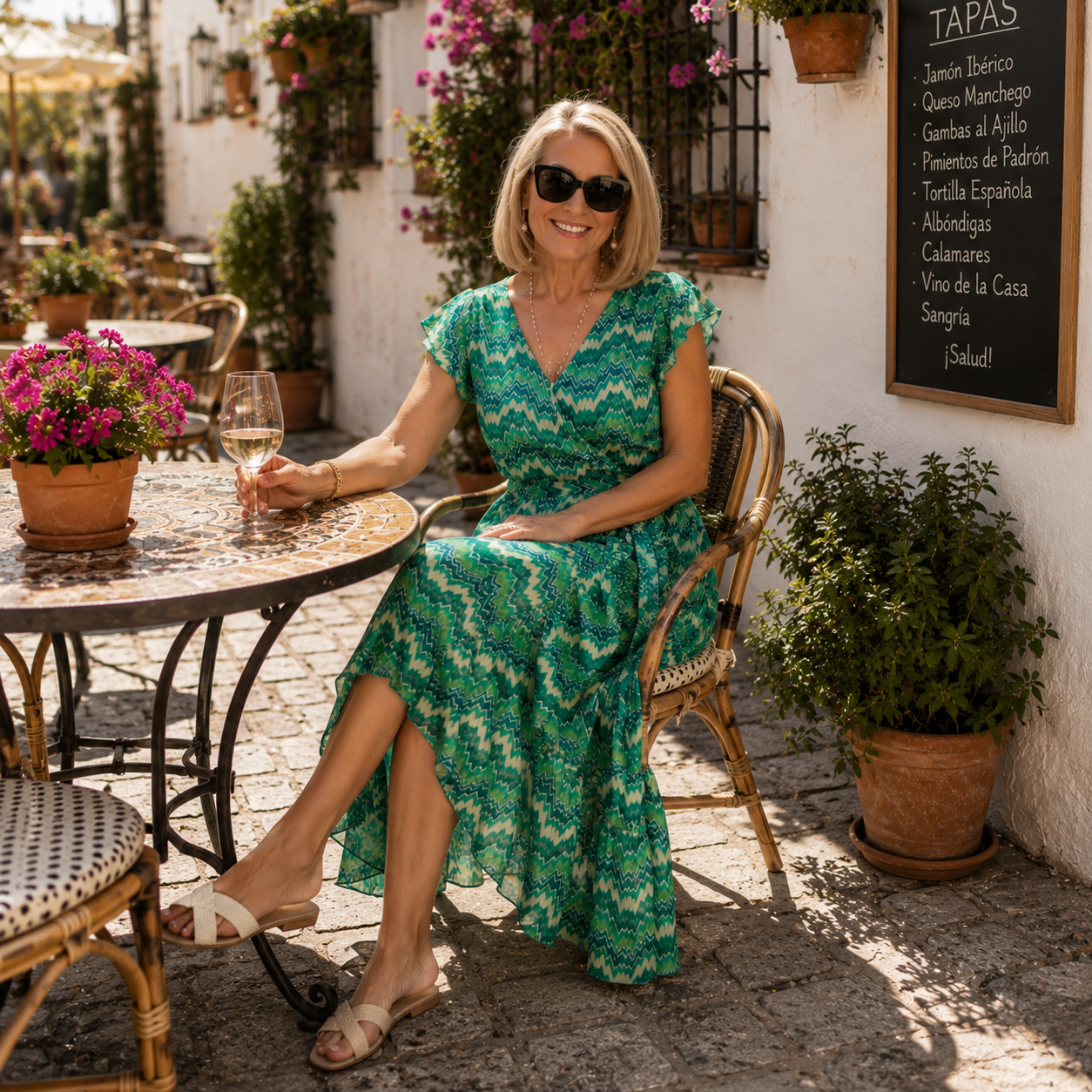 Lena - Chic Satin Summer Dress
