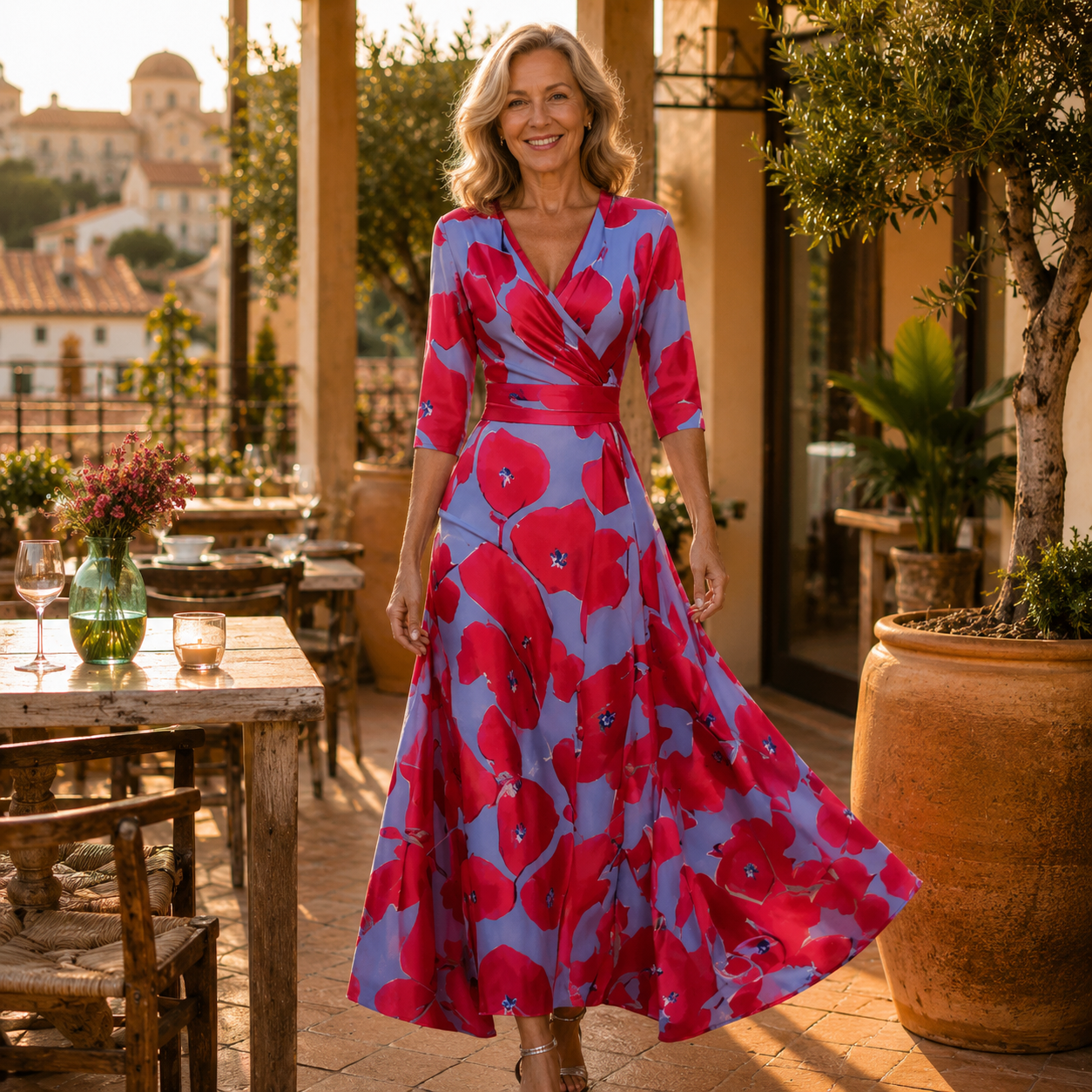 Emily - Luxury Floral Dress