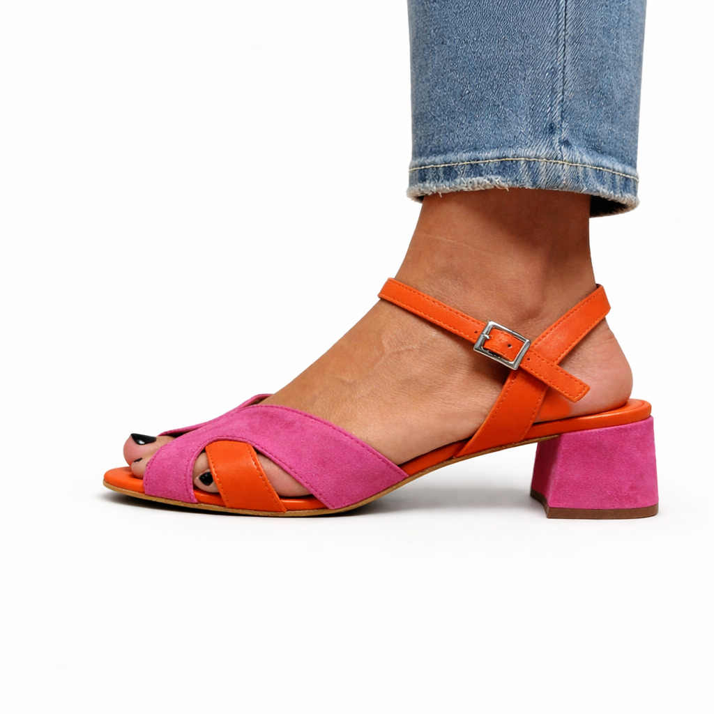 Isabella™ | Chic Leather Heels for All-Day Elegance