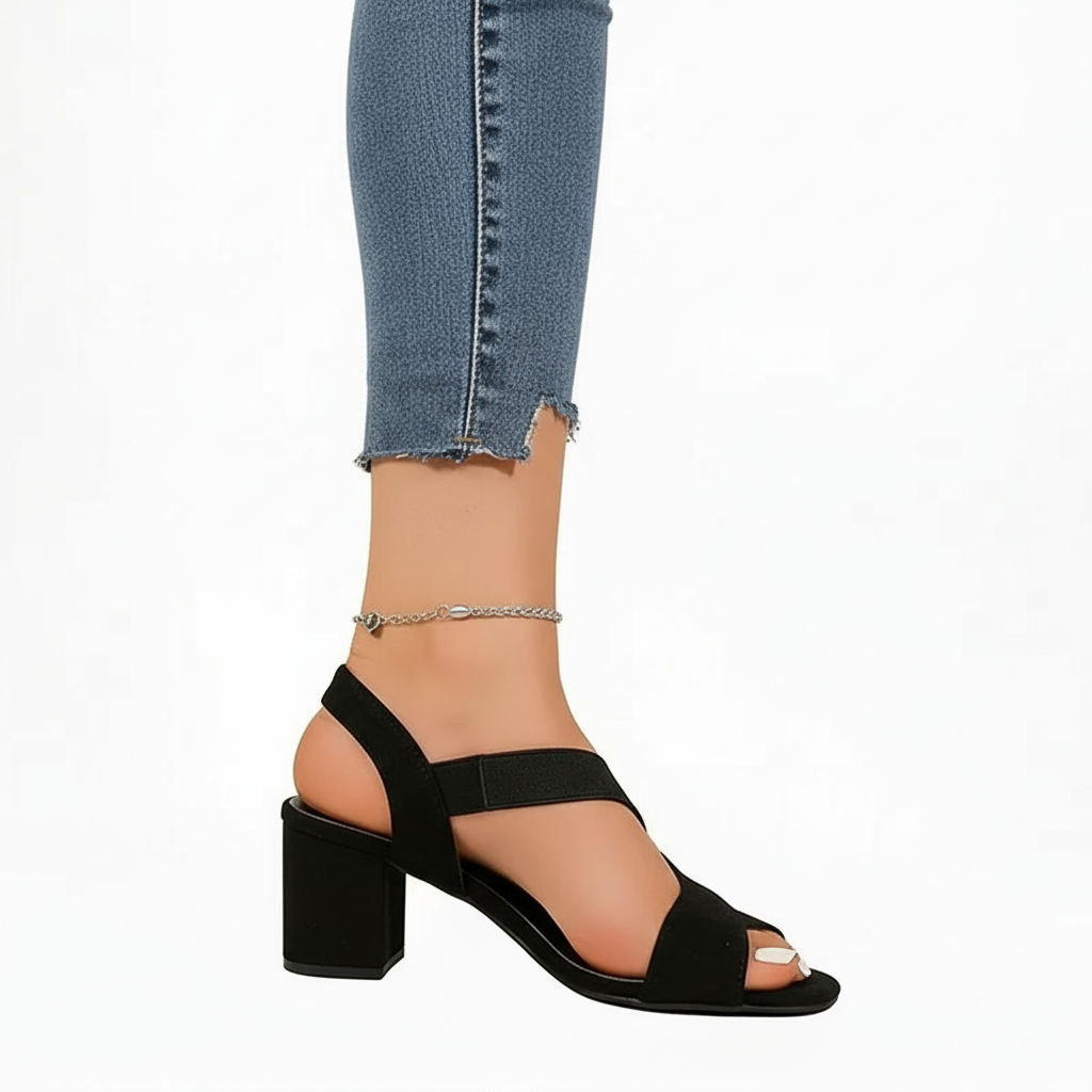 Lucia™ | Chic Leather Heels for Allure