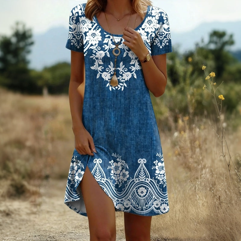 Lila™ | Timeless Floral Maxi Dress for Grace