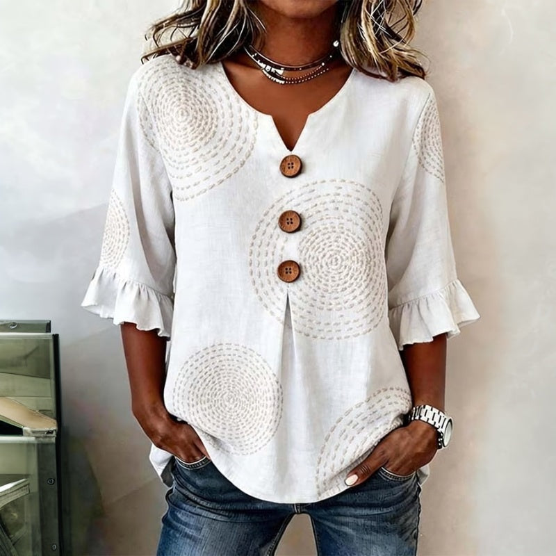 Lila™ | Timeless Vintage Blouse for Effortless Charm