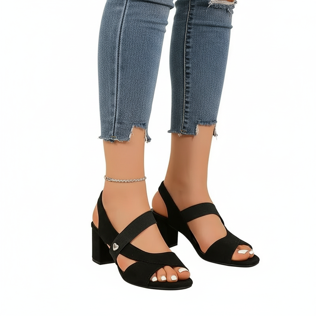 Lucia™ | Chic Leather Heels for Allure