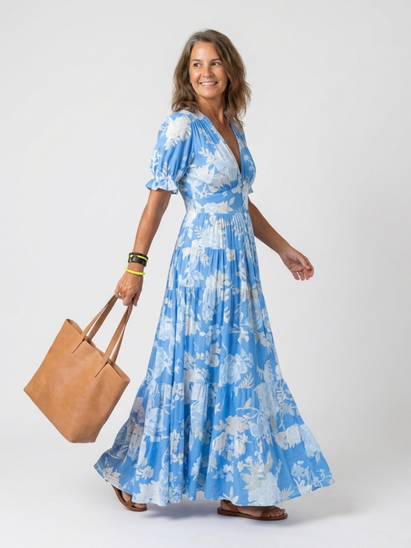 Ione™ | Floral Midi Dress for Effortless Elegance