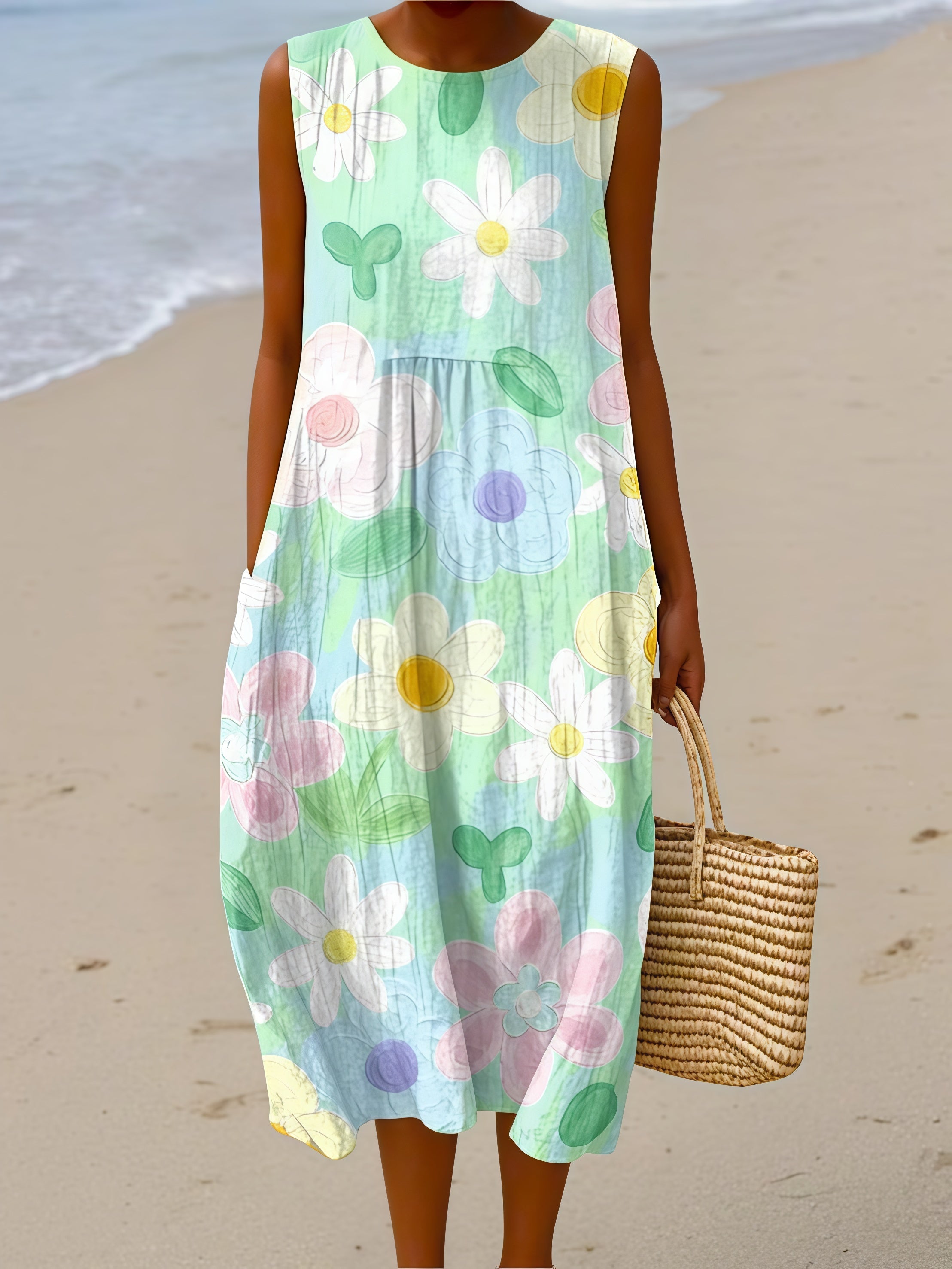 Erin | Lightweight sleeveless summer dress