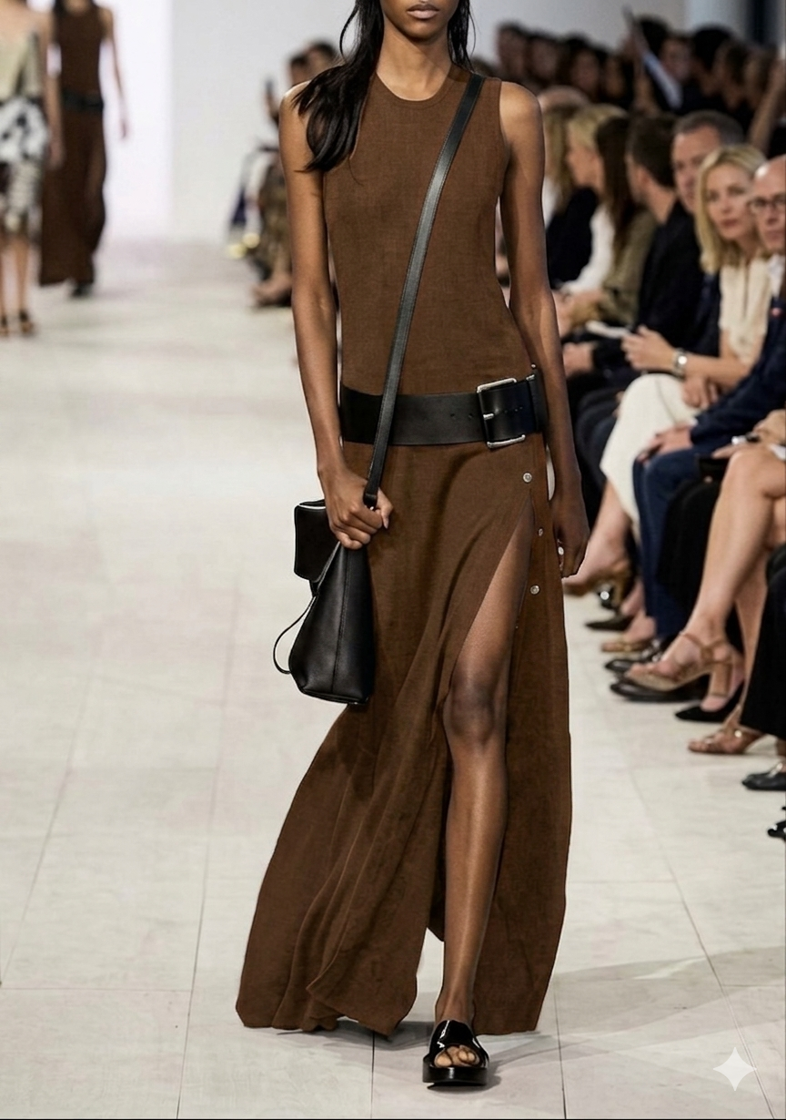 Serana - Chic Belted Dress