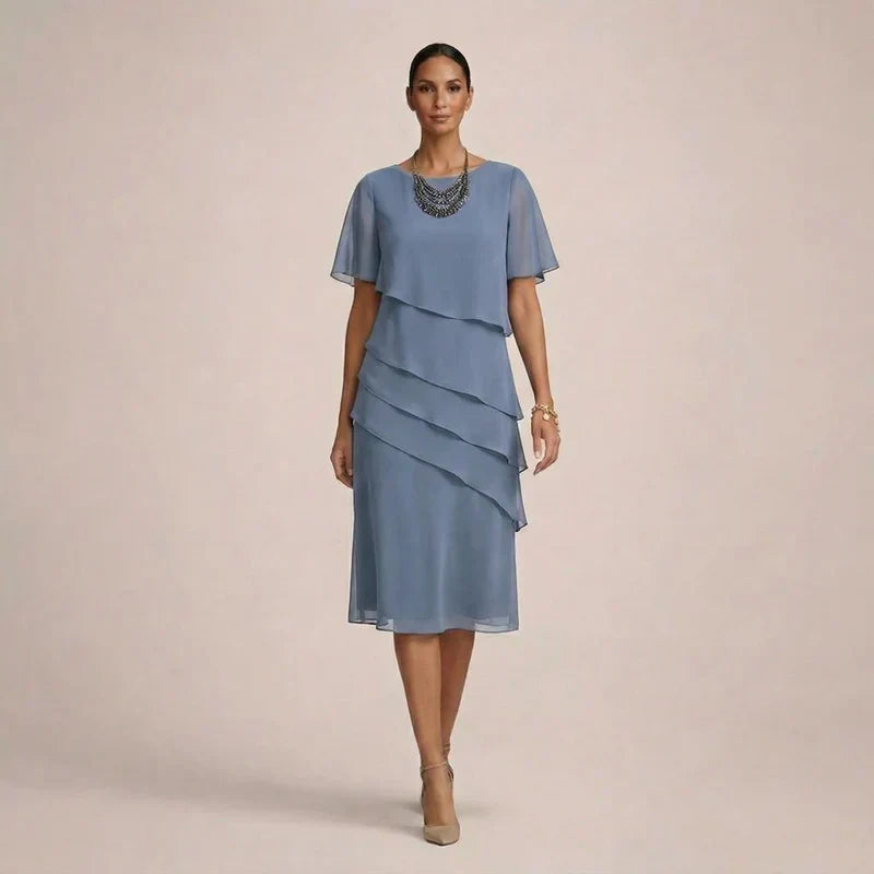 Isabella™ | Chic Ruffled Dress for Effortless Elegance