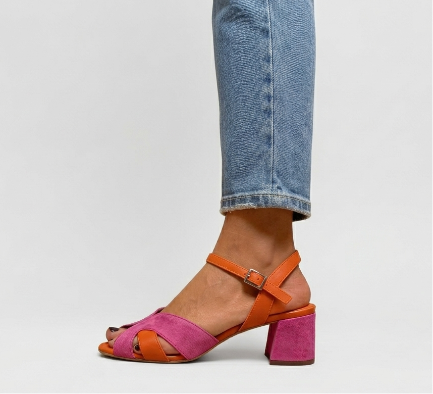 Isabella™ | Chic Leather Heels for All-Day Elegance