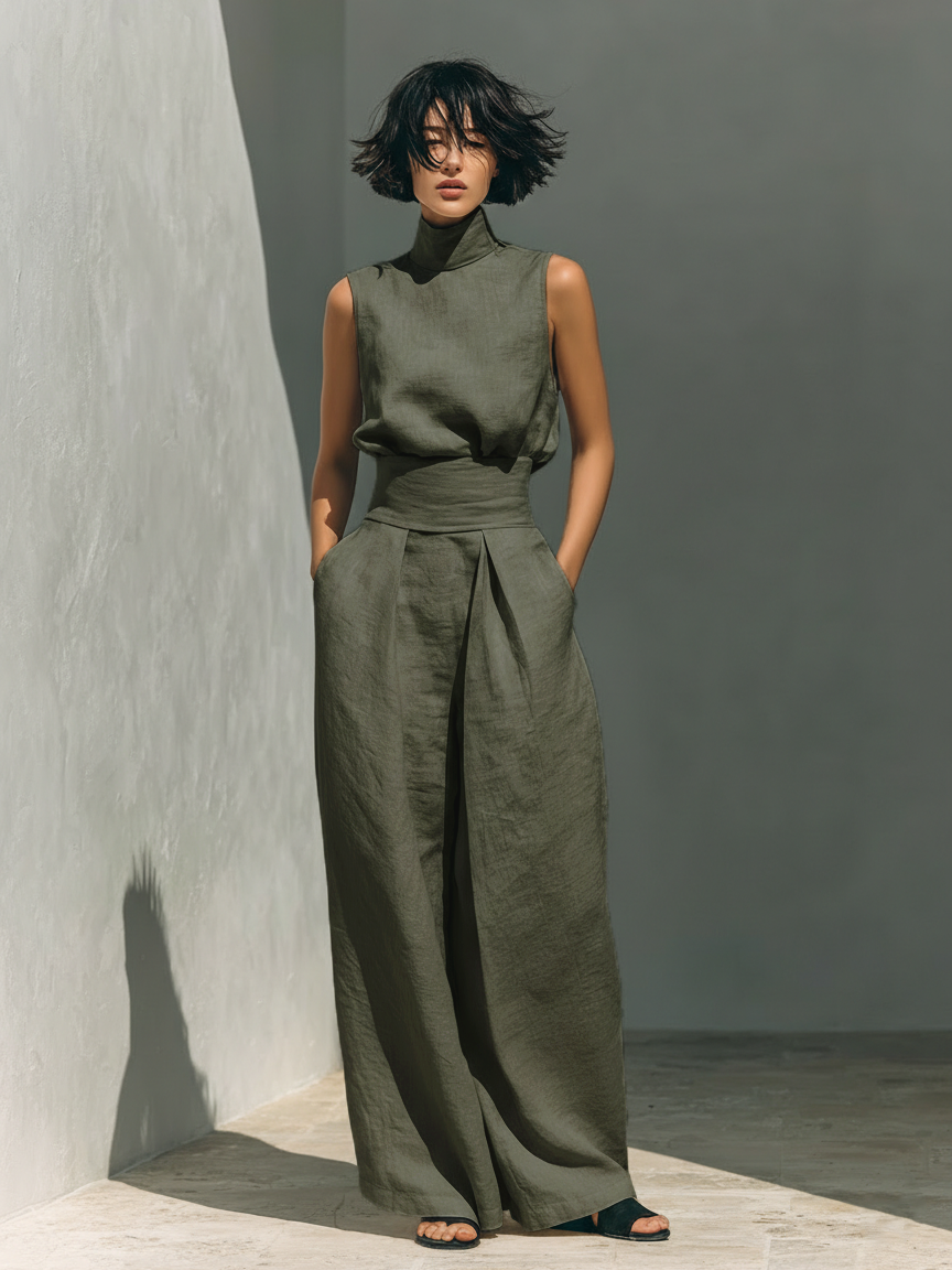 Isabella™ | Chic Linen Ensemble for Serenity