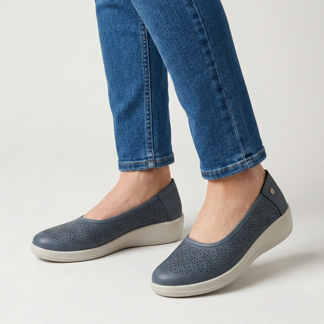 Ivonne™ | Luxurious Leather Ballerina for Effortless Elegance