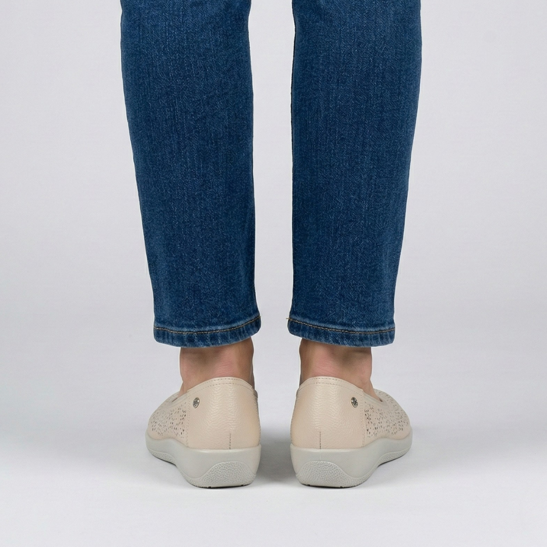 Ivonne™ | Luxurious Leather Ballerina for Effortless Elegance