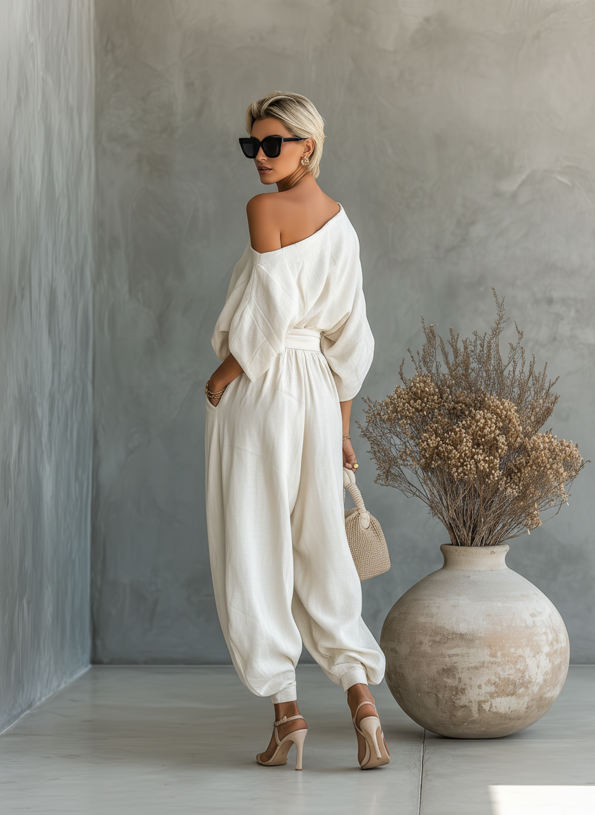 Isabella™ | Chic Linen Suit for Effortless Elegance