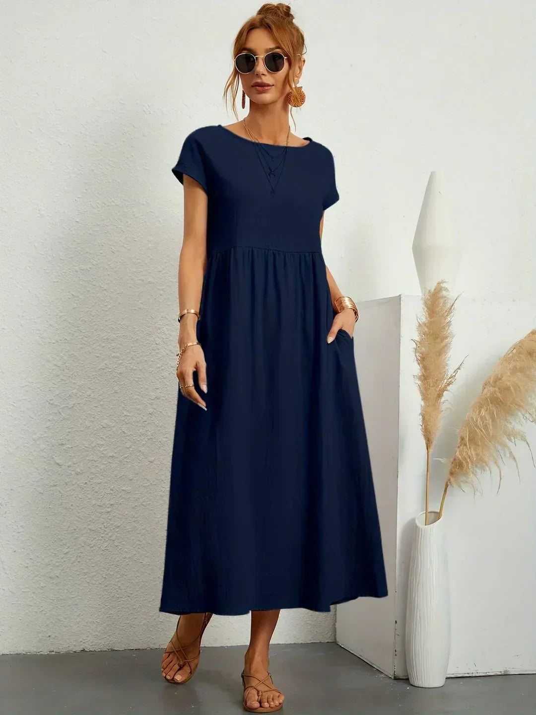 Isabella™ | Timeless Midi Dress for Effortless Elegance