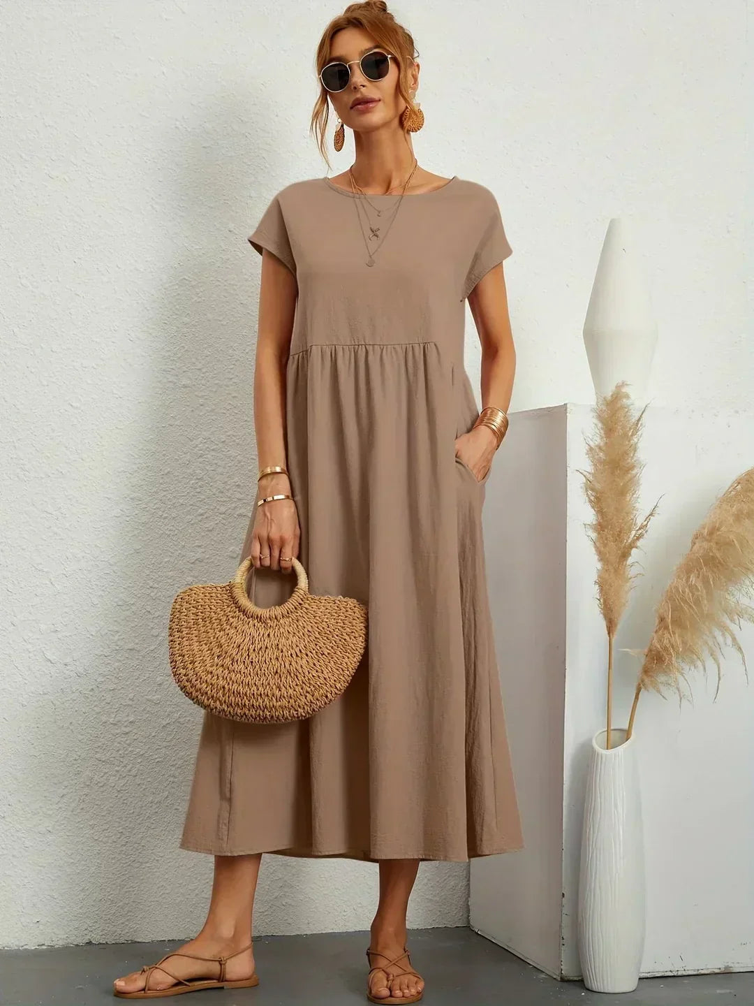 Isabella™ | Timeless Midi Dress for Effortless Elegance