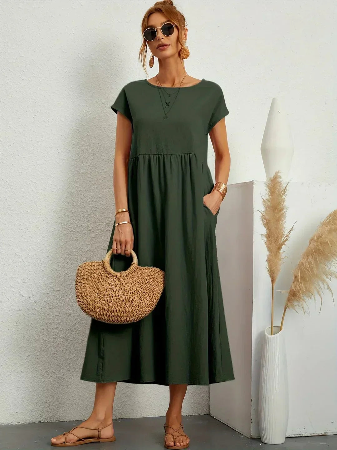 Isabella™ | Timeless Midi Dress for Effortless Elegance