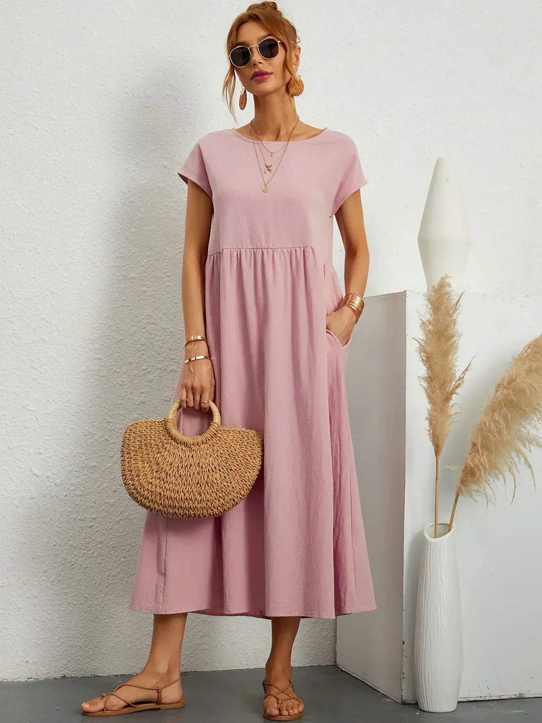 Isabella™ | Timeless Midi Dress for Effortless Elegance