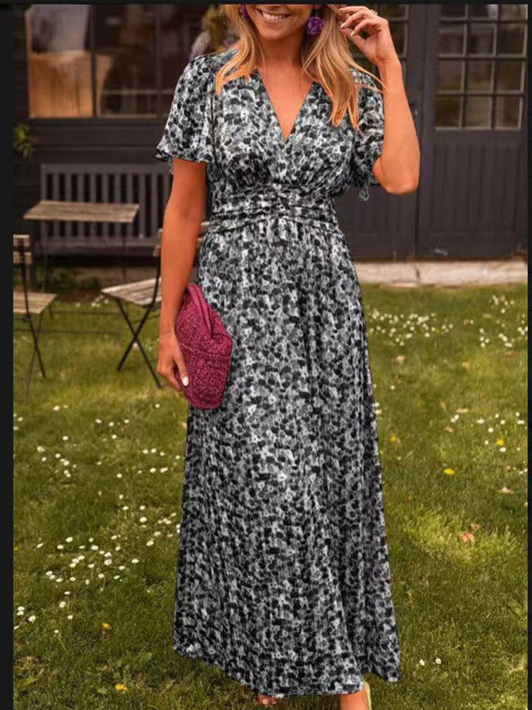 Elina™ | Graceful Floral Maxi Dress