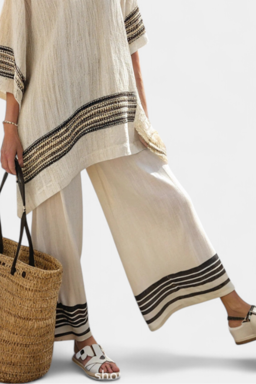 Mariella™ | Chic Linen Ensemble for Effortless Elegance
