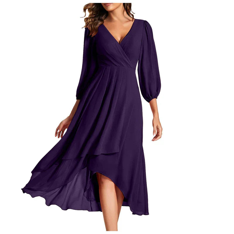 Violet™ | Asymmetric Hem Dress for Effortless Elegance
