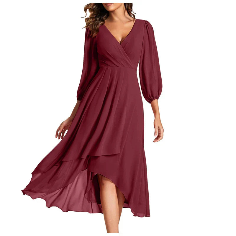 Violet™ | Asymmetric Hem Dress for Effortless Elegance