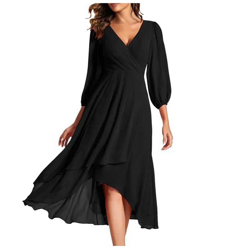 Violet™ | Asymmetric Hem Dress for Effortless Elegance