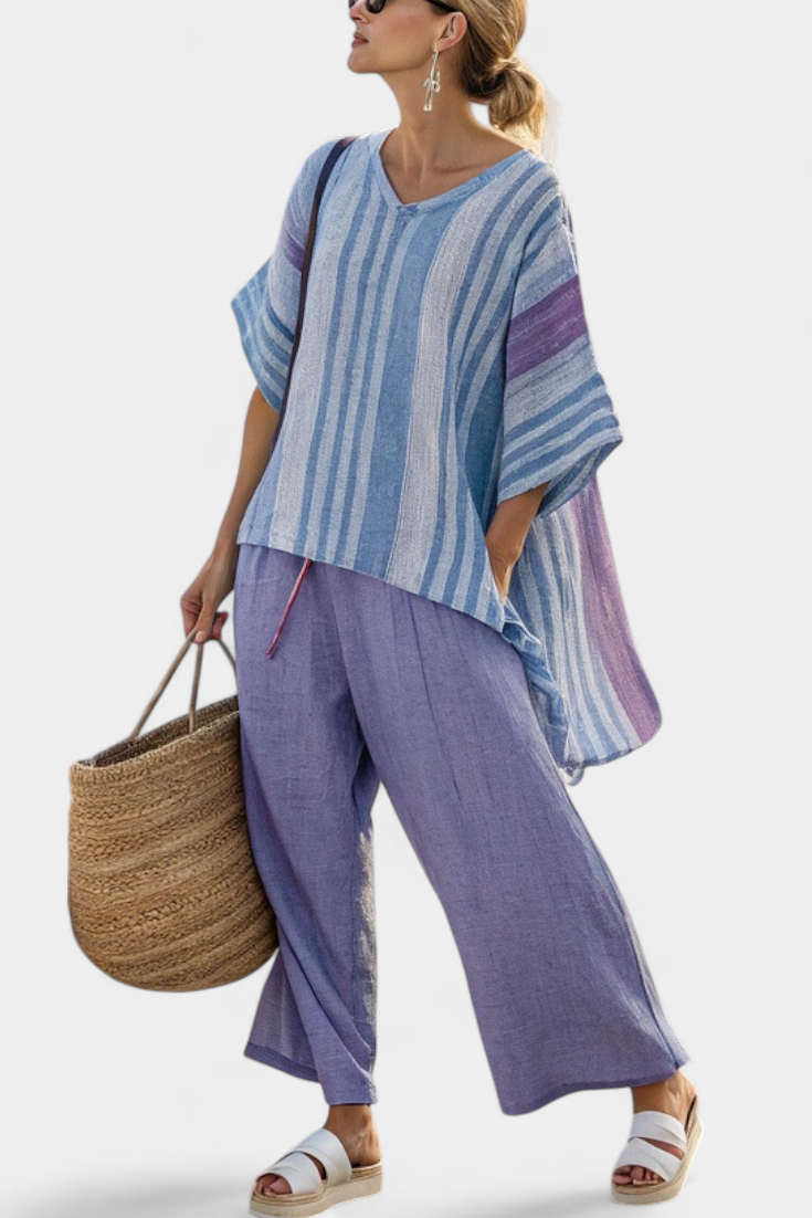 Lila™ | Elegant Linen Top for Sophistication