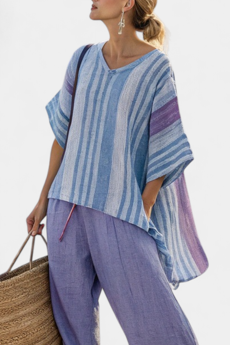 Lila™ | Elegant Linen Top for Sophistication