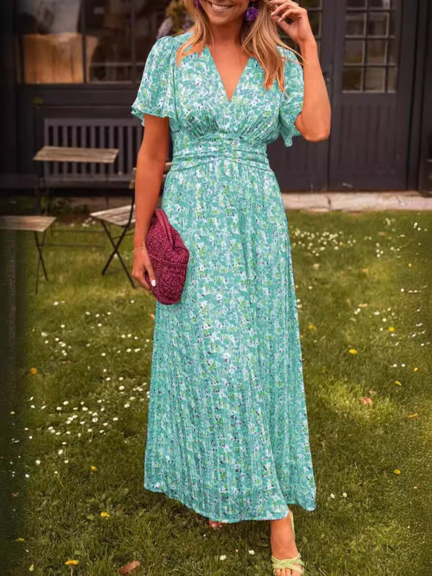 Elina™ | Graceful Floral Maxi Dress