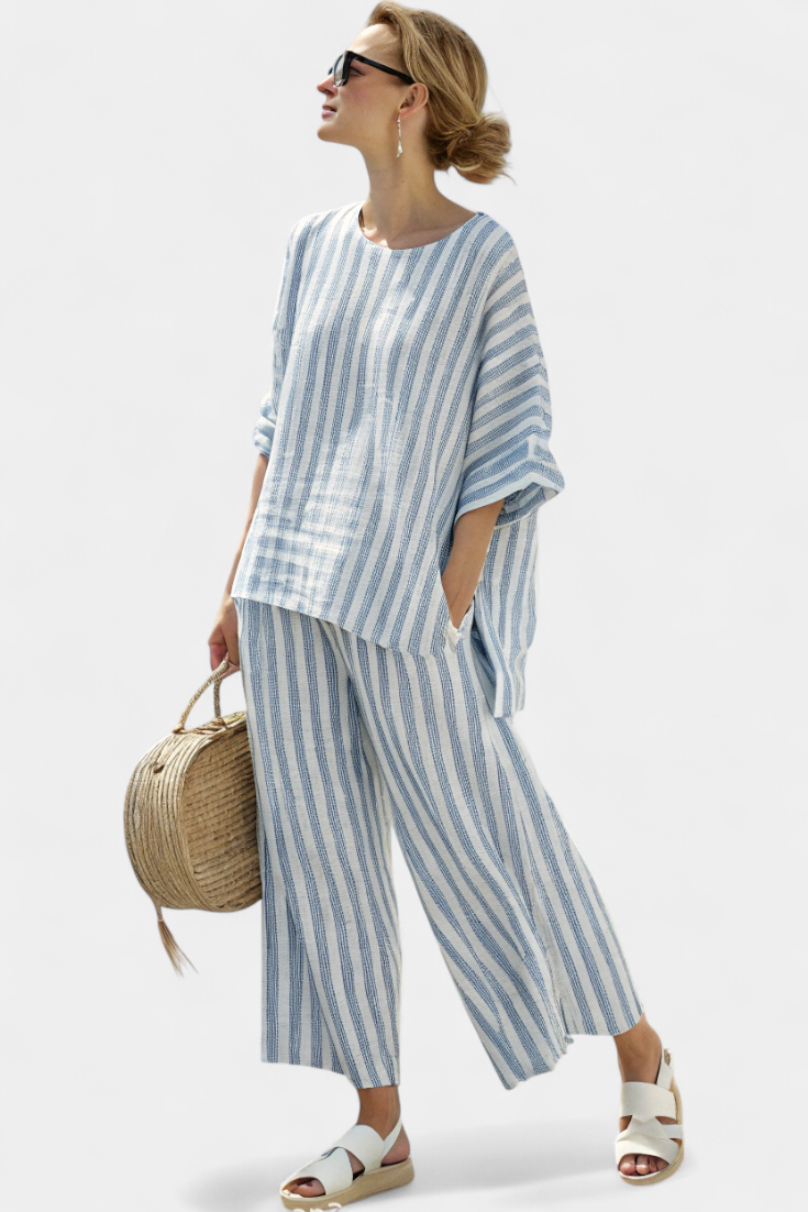 Isabella™ | Chic Linen Ensemble for Effortless Style