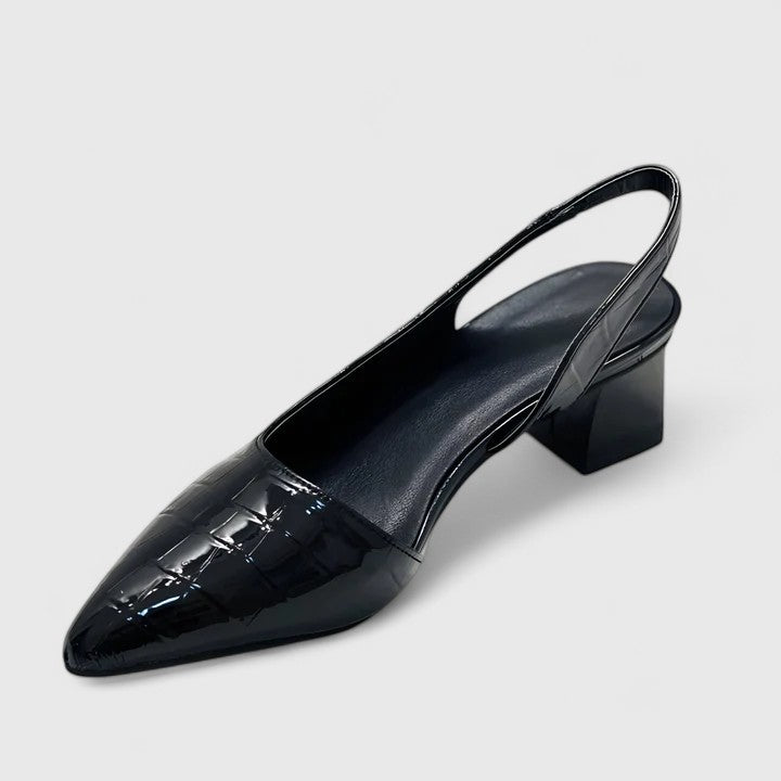 Isabella™ | Chic Leather Heels for Elegance