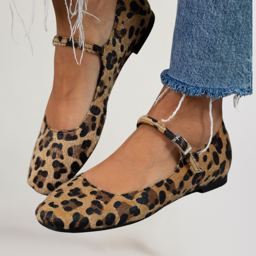 Lena™ | Chic Ballet Flats with Adjustable Strap