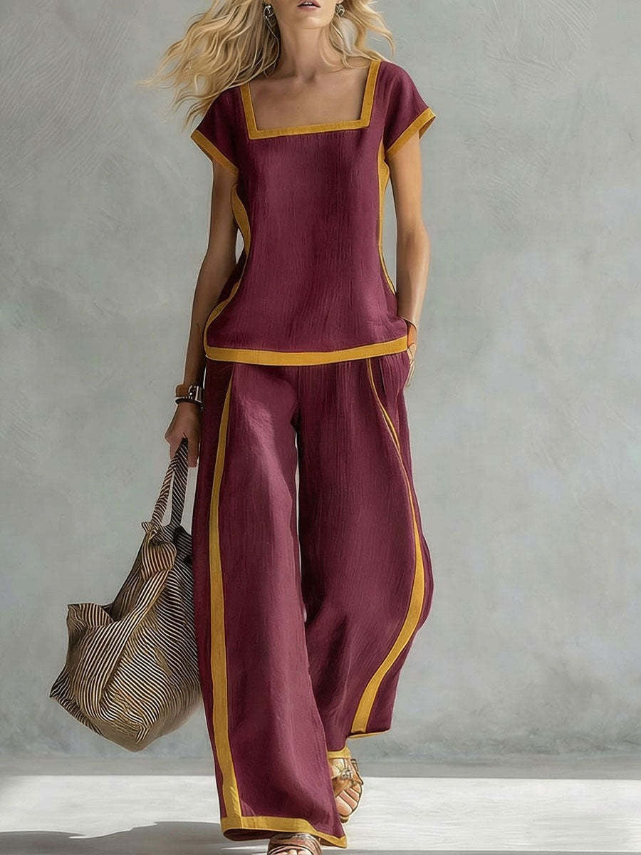Serena™ | Luxurious Linen Ensemble for Effortless Elegance