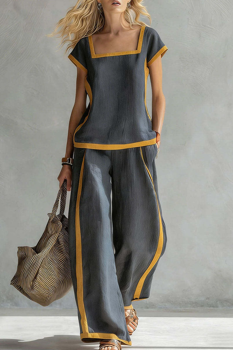 Serena™ | Luxurious Linen Ensemble for Effortless Elegance