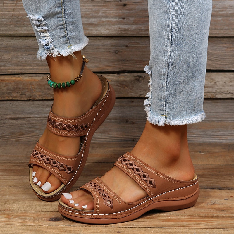 Mia™ | Cushioned Orthopaedic Sandals for All-Day Elegance