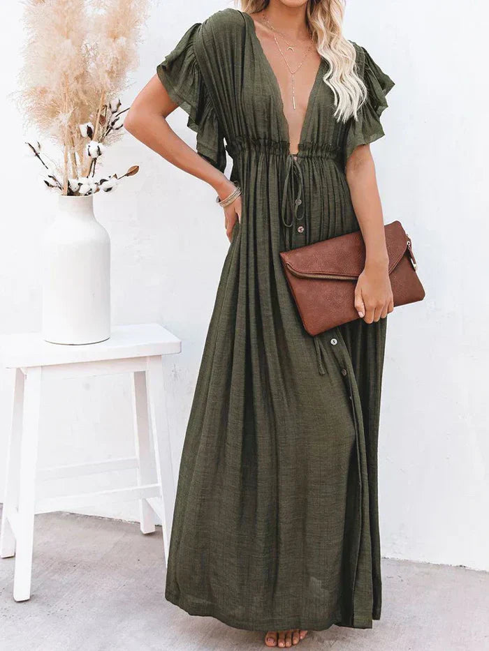 Lila™ | Graceful Cotton Dress for Sunny Escapes