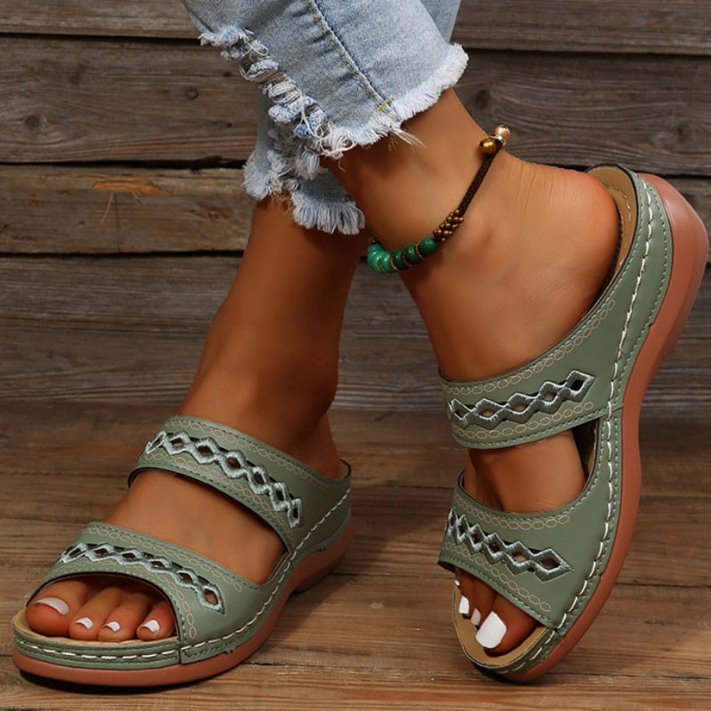 Mia™ | Cushioned Orthopaedic Sandals for All-Day Elegance