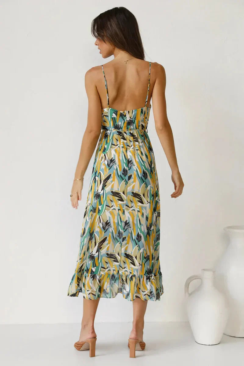 Gabrielle™ | Chic Printed Summer Dress for Effortless Elegance