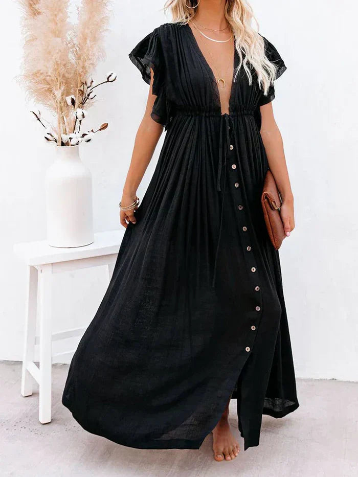 Lila™ | Graceful Cotton Dress for Sunny Escapes