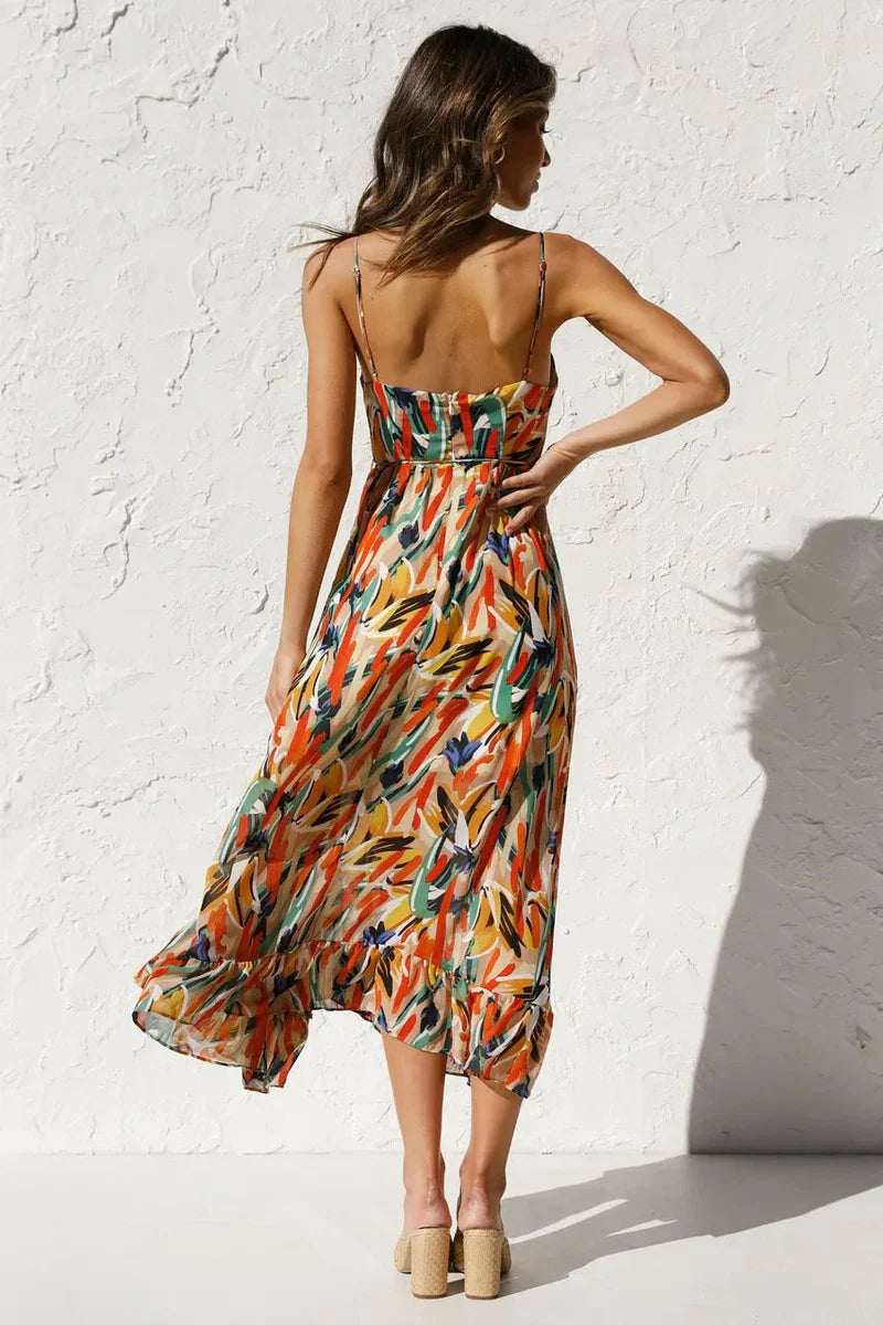 Gabrielle™ | Chic Printed Summer Dress for Effortless Elegance