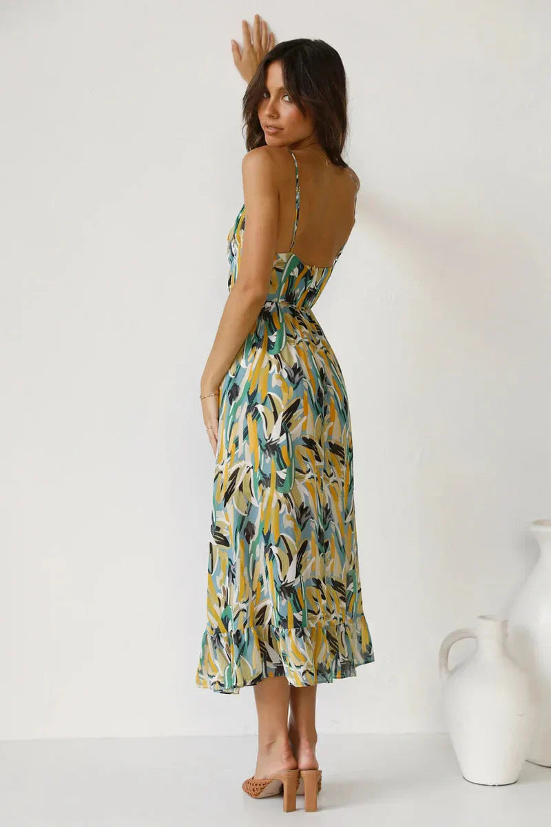 Gabrielle™ | Chic Printed Summer Dress for Effortless Elegance