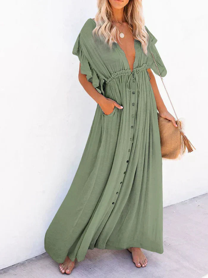 Lila™ | Graceful Cotton Dress for Sunny Escapes
