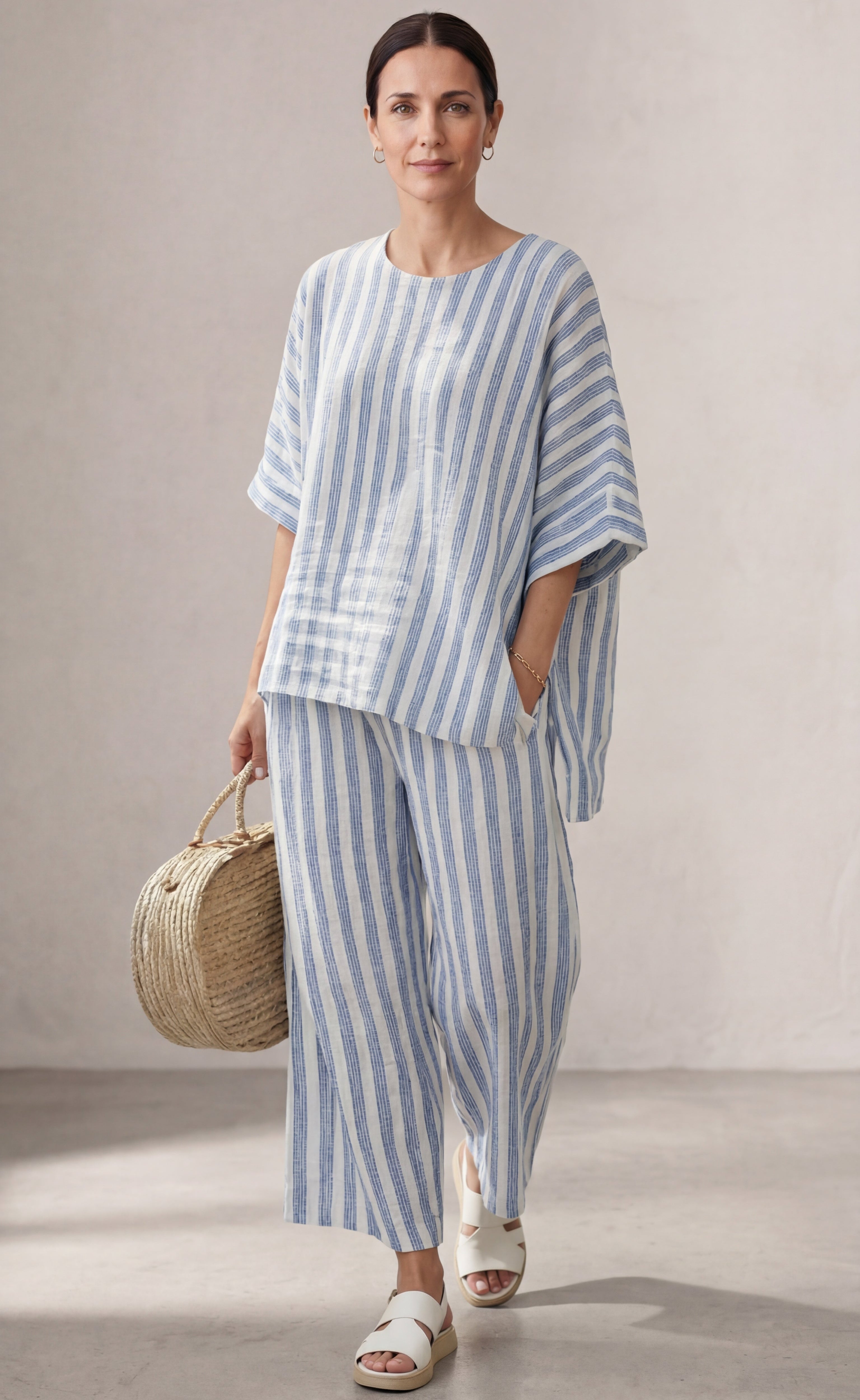 Isabella™ | Chic Linen Ensemble for Effortless Style