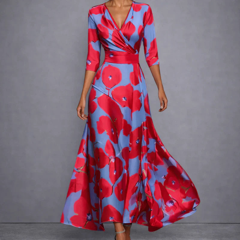Lila™ | Chic Floral Maxi Dress for Timeless Elegance