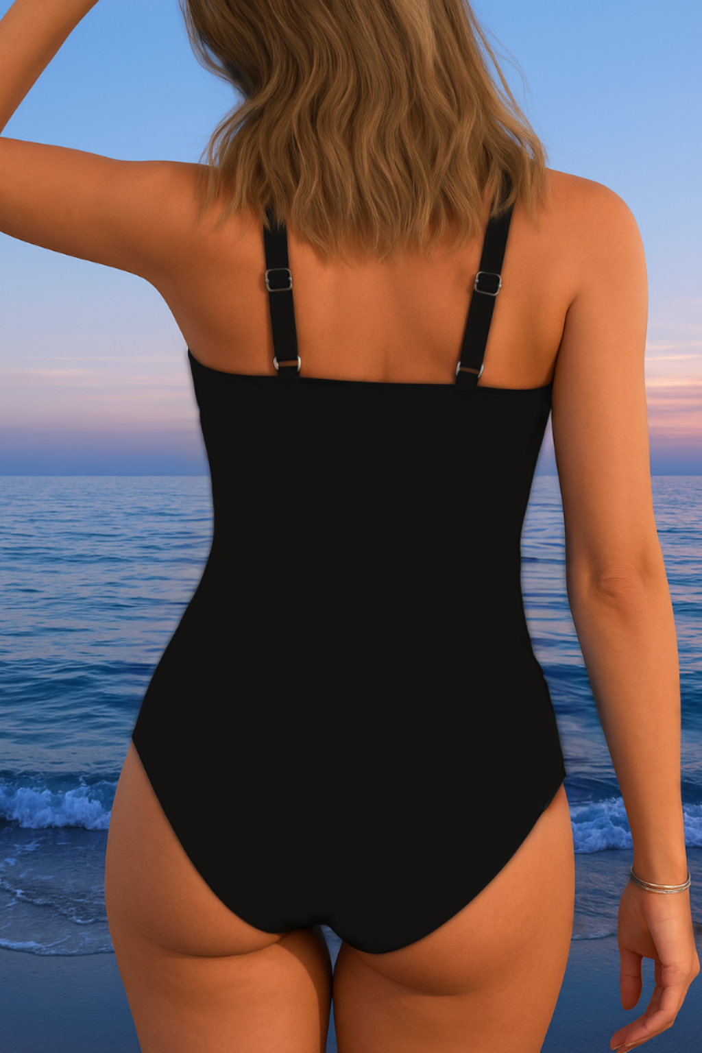 Elena™ | Elegant Colorful Print Swimsuit